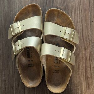 Birkenstock Metallic Gold woman Sandals
